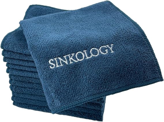 SinkSense 12-Pack Microfiber Cleaning Cloth
