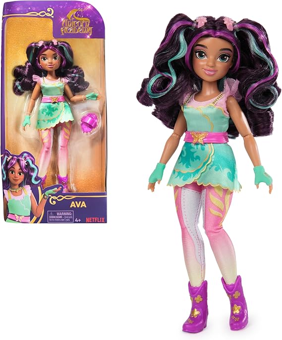 Unicorn Academy 9.5-inch Ava Doll & 7 Accessories, Unciron Toys, Ages 4+