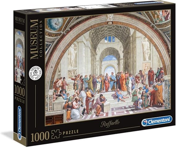 Clementoni - 39483 - Vatican Jigsaw Puzzle for Adults and Children - The School of Athens - 1000 Pieces