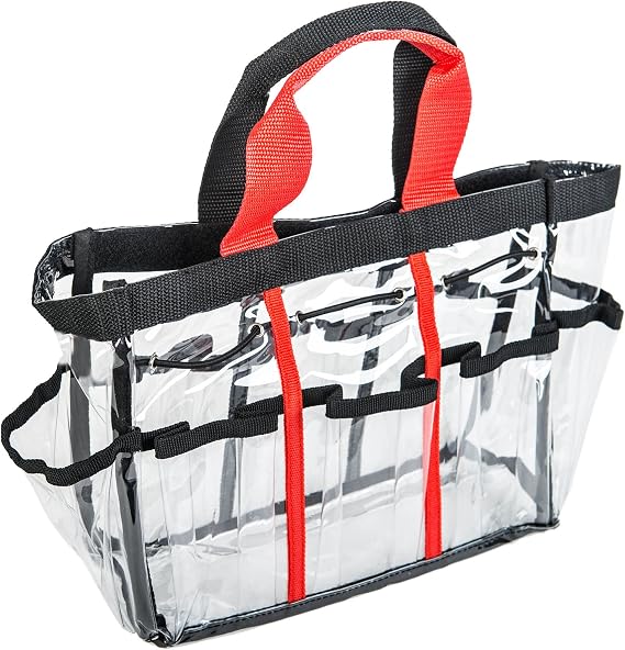 SHANY Clear Travel Makeup Bag - Cosmetics Organizer - Ready Set