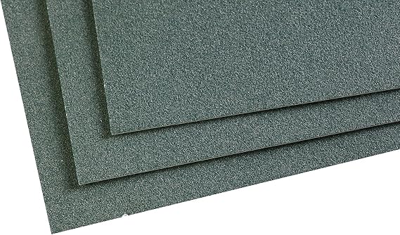 Clairefontaine - Ref 197022C - Pastelmat Card Sheets (Pack of 5 Sheets) - 360gsm Card - 24 x 32cm - Dark Green Colour - Specially Formulated for Use with Pastels