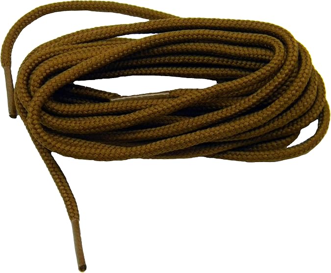 GREATLACES Rugged Wear proBOOT(tm) Chestnut Brown Boot Shoelaces - 2 Pair Pack