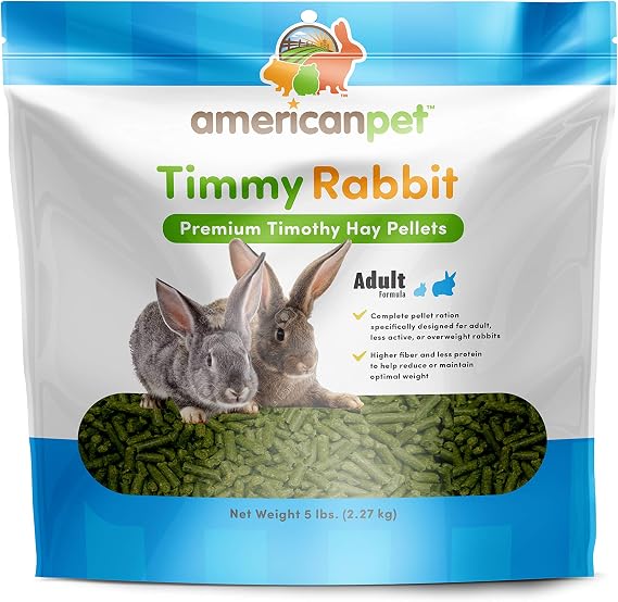 Timmy Rabbit Pellet, 5-Pound, Blue