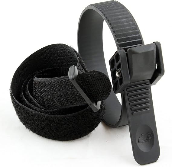 Kuat Phat Bike Kit, Includes Rear Tire Strap Extender & Front Tire Strap, Black