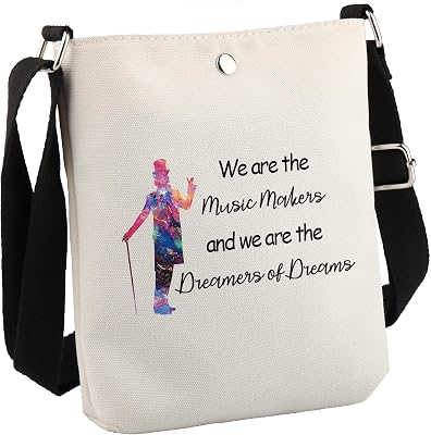 GJTIM Movie Inspired Gift We Are The Music Makers We are The Dreamers Of Dreams Music Producer Gift Cosmetic Bag for Musicians Music Makers CB