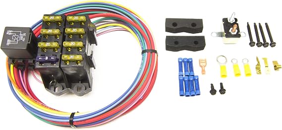 Painless Performance 70107 Cirkit Boss Auxiliary Fuse Block, 7-Circuits (3 Constant/4 Ignition)