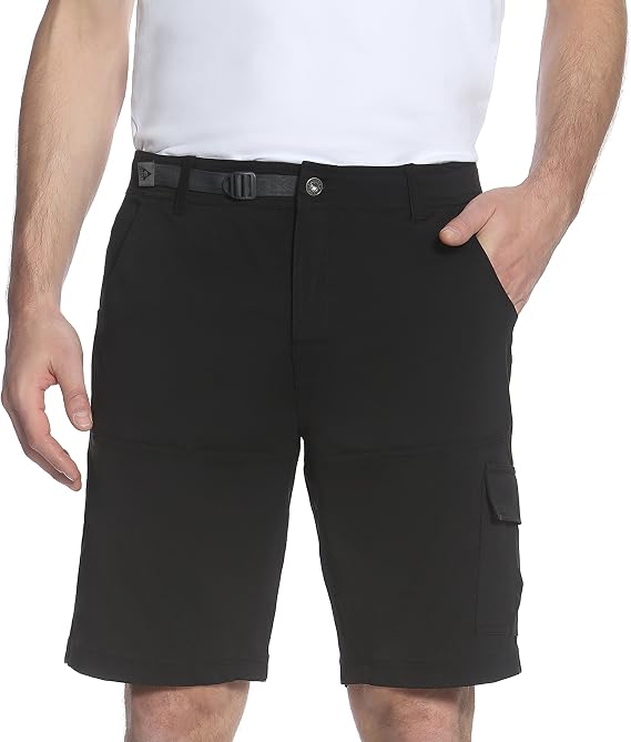 Gerry Men's Gerry Mens Stretch Cargo 5 Pocket Shorts Venture Flat Front