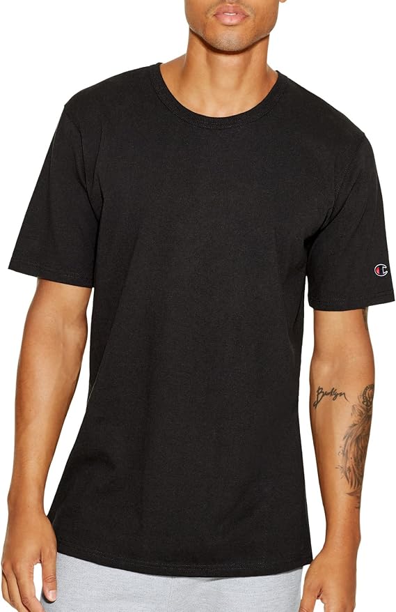 Champion Boys T-Shirt, Kids' T-Shirt For Boys, Lightweight Tee for Kids, Script & Print