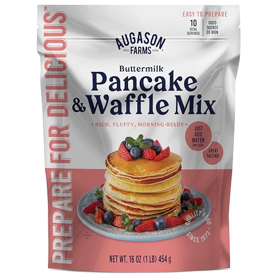 Augason Farms Buttermilk Pancake & Waffle Mix Resealable Pouch