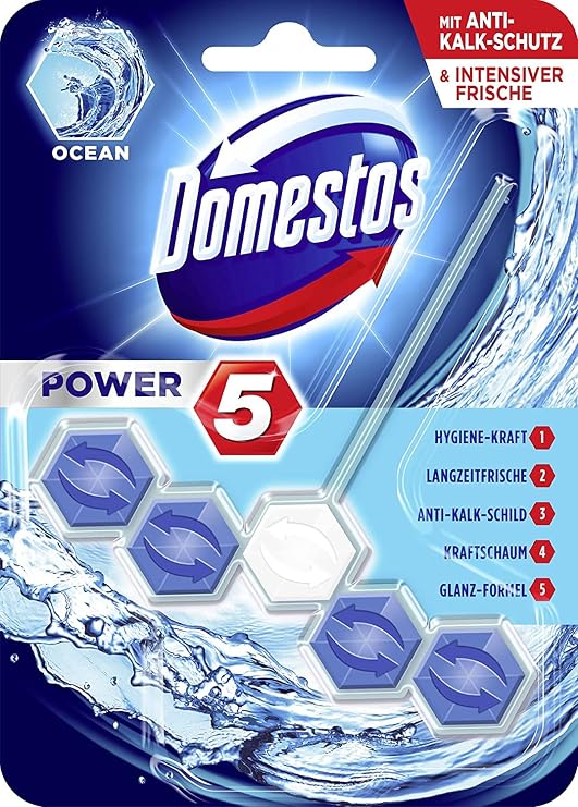 Domestos Power 5 Rim Block Ocean 55 g