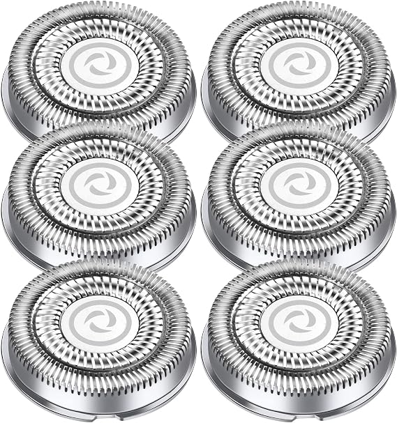 6 Pack Shaver Heads for Philips Series 1000 2000 3000 5000