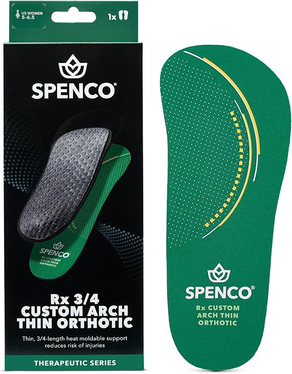 Spenco 4324006 RX - ThinSole Orthotic Insoles - Size- 6 -Mens 14-15, Length- .75 Length