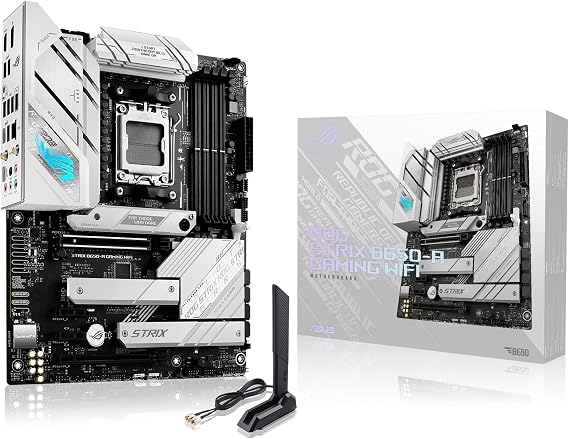 Asus ROG Strix B650-A Gaming WIFI AMD B650 Soket AM5 DDR5 6400(OC) MHz ATX Gaming Anakart