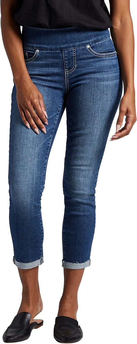 JAG Jeans Women's Amelia Pull On Slim Fit Ankle Jean