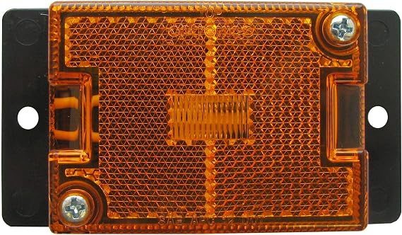 Optronics MC35AEBP Amber Ear Mount Marker Clearance Light With Reflex