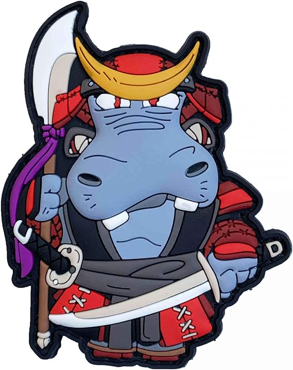 Hippo Squad - Samurai Shogun Bushido Warrior Patch