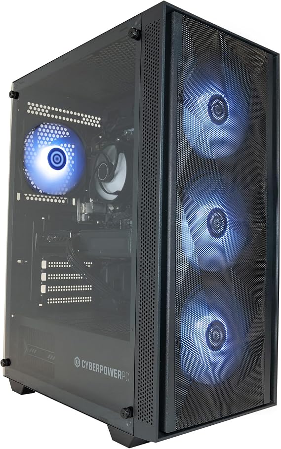 CYBERPOWERPC Regiment Gaming PC - AMD Ryzen 5 5500 Nvidia RTX 3050 8GB RAM 500GB NVMe SSD 650W PSU Wi-Fi Windows 11 Sylph