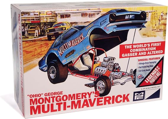 MPC Multi Maverick Funny Car 1:25 Scale Model Kit