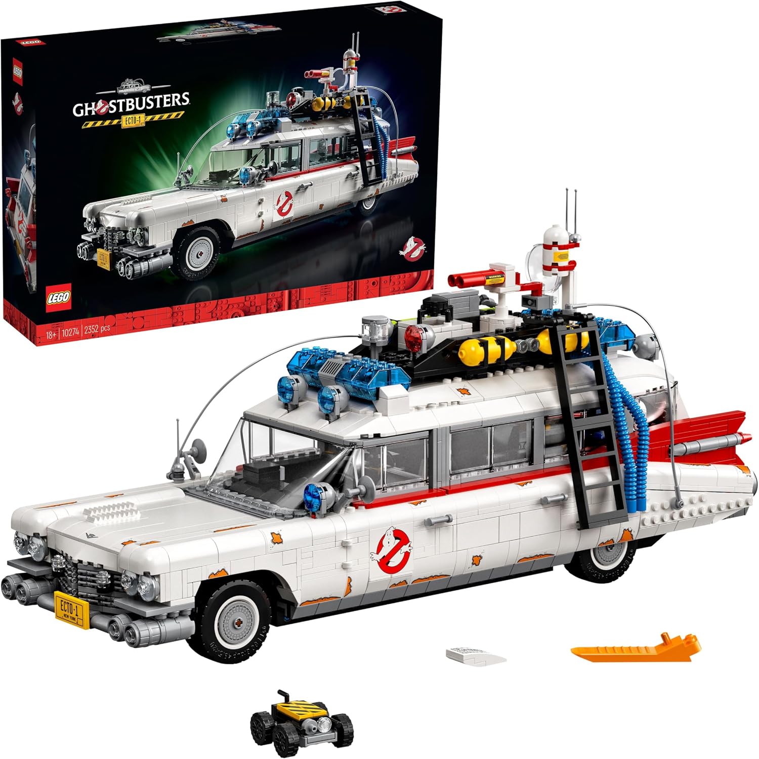 LEGO Ghostbusters ECTO-1 10274 Production Set; Exhibitable Model Car for Adults 2352 Parts