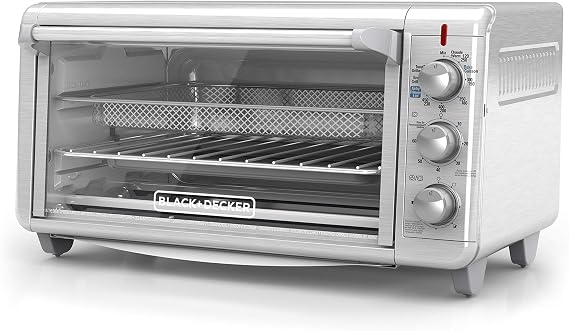 BLACK+DECKER XL 8-Slice Air Fry Toaster Oven, 5-in-1