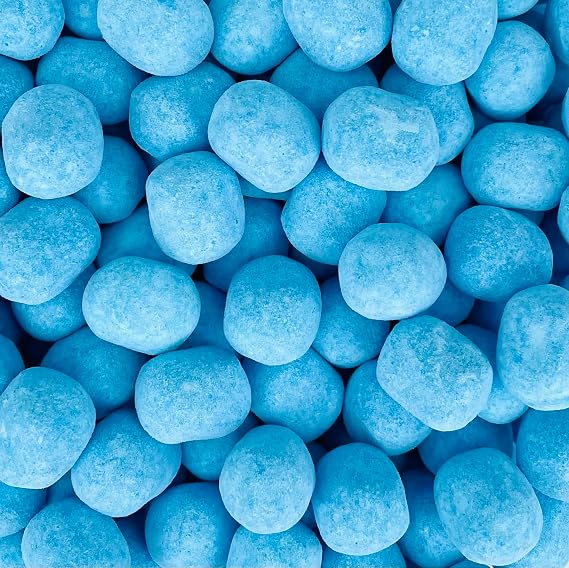 Blue Raspberry Bon Bons Sweets 400g Bag Resealable Pouch Retro Candy