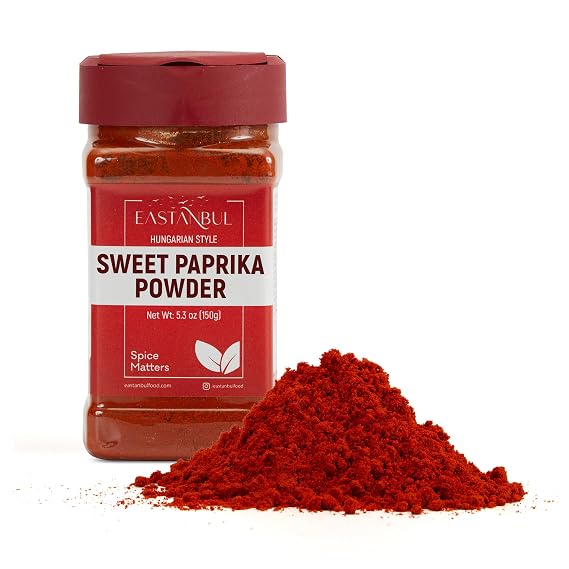 Eastanbul Hungarian Sweet Paprika, Sweet Paprika Powder, 5.3oz