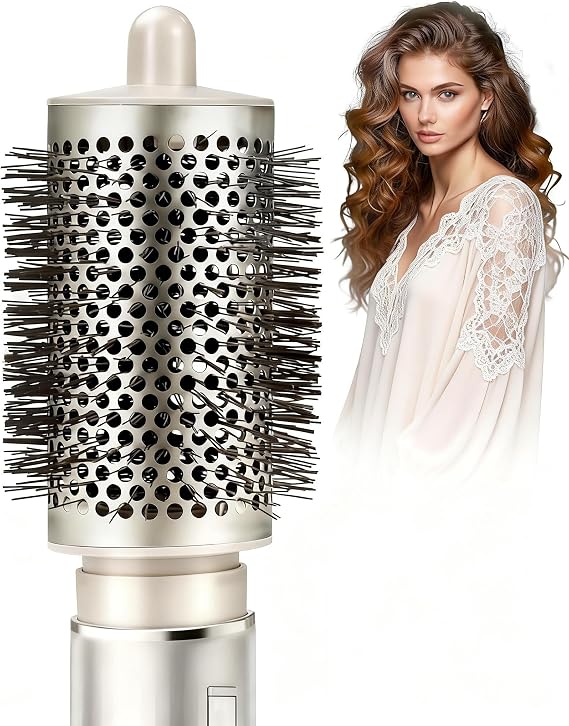 Large Round Brush Attachment Compatible with Shark FlexStyle HD440 Hair Dryers, Achieve Voluminous Styles and Smooth Blowouts