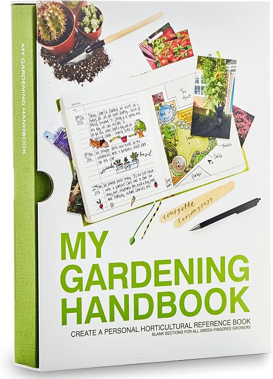 Suck UK My Gardening Journal - Gardening Handbook - Garden Planner - Garden Diary - Plant Lover Gifts - Birthday Gifts For Women - Cool Gifts For Gardeners - Record Book - Hardcover Blank Notebook