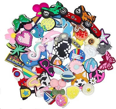 30,50,100Pcs Random Shoe Charms Cute Cartoon Charms Used for Shoe Charms for Crock Clogs Shoe & Bracelet Wristband Party Gifts Unisex