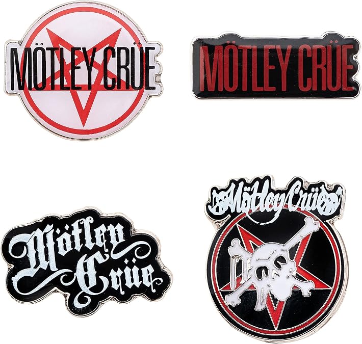 Desert Cactus Motley Crue Lapel Pin MC Crue Made of Metal for Formal Wear, Bag and Hat Jewelry, and Tie Tack