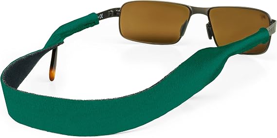 Croakies Original Glasses Strap, Hunter Green 32" x 3/4"