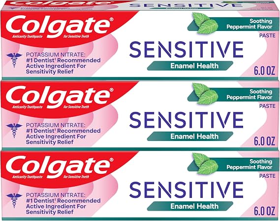 Colgate Sensitive Toothpaste, Prevent and Repair - Paste Formula (6 Ounce, 3 Count)