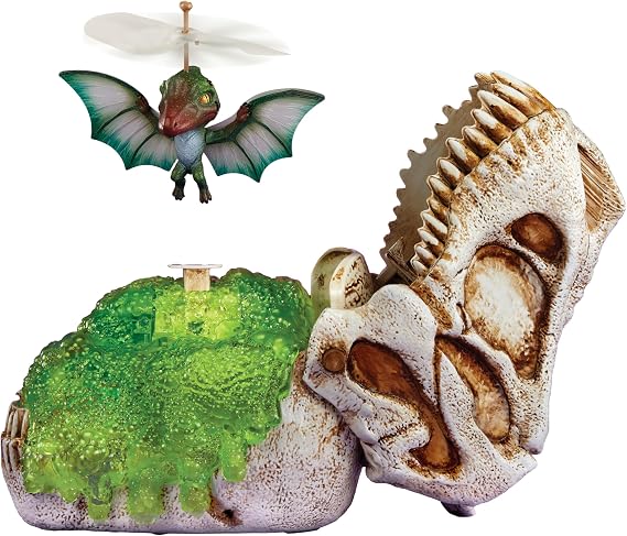 GrossMos Flying Dino (Green), Interactive, Ages 4+ Years