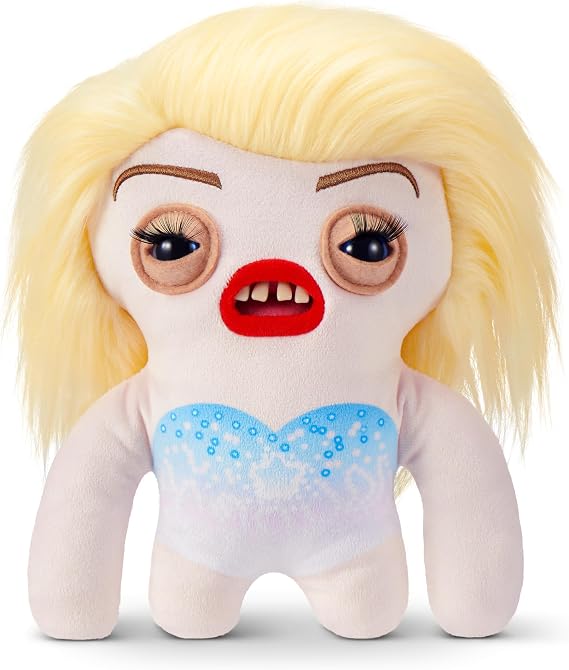 Fuggler Fugg Stars 9-Inch Plush Toy (Fleeting Fartlet) by ZURU Funny Ugly Monster Stuffed Animal with Human-Like Teeth, Collectible Plush for Kids, Tweens, Teens, Adults & Plush Fans
