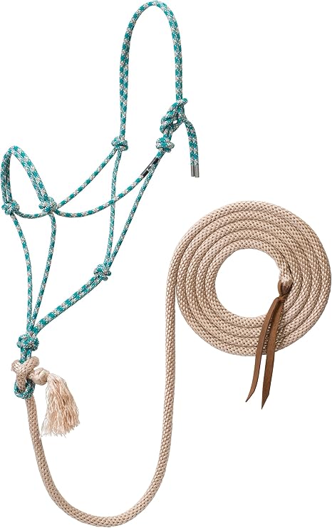 Weaver Leather Silvertip No. 95 Rope Halter with 12' Lead