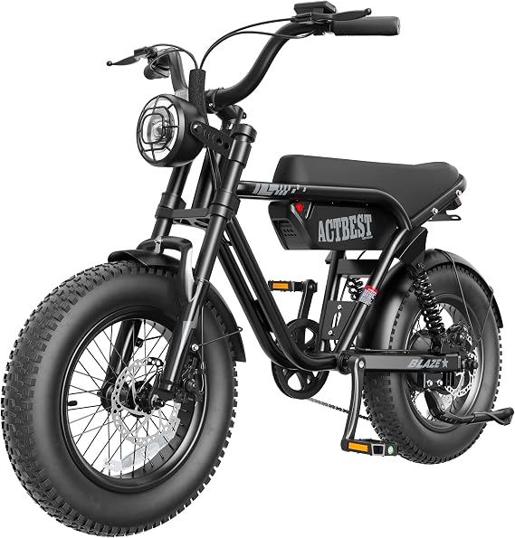 ACTBEST Blaze/Blaze Plus Ebike for Adults Teens-Peak 1500W/2000W Motor