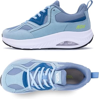 GyeBea Wide Toe Box Shoes Women Arch Support Walking Sneakers Orthotic Tennis Shoes for Plantar Fasciitis Bunions