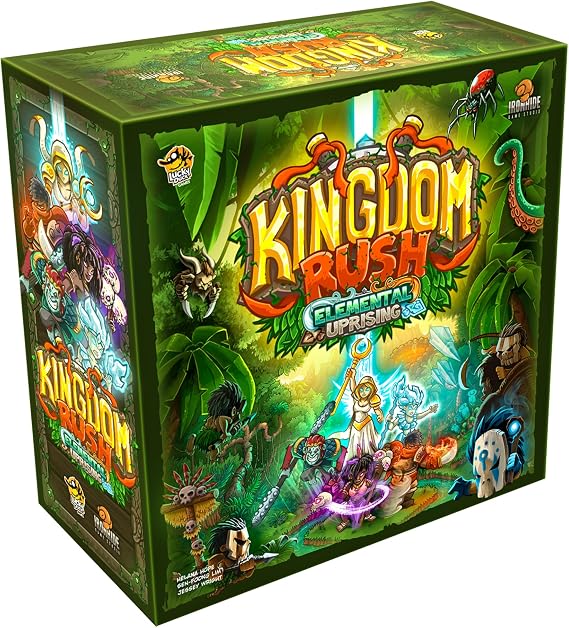 Lucky Duck Games | Kingdom Rush: Elemental Uprising | Board Game | Ages 14+ | 1-4 Players | 45-90 Minutes Playing Time