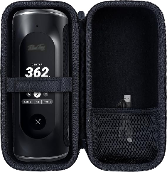 Lebakort Hard Case Compatible with Blue Tees Golf Player+ / Golf Player Pro GPS Speaker (Black Case)