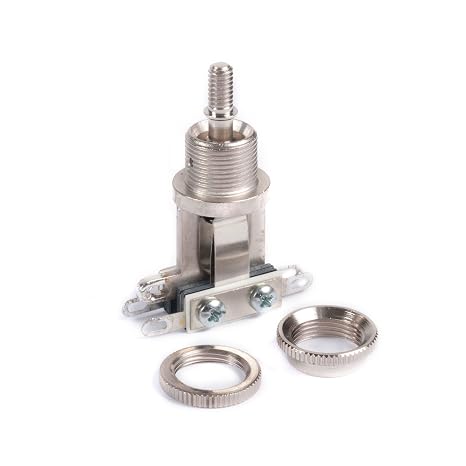 Switchcraft Toggle Switch, Short, Chrome