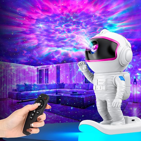 Galaxy Projector for Room, Stbands Night Light Projector with Remote Control and Timer, Pink, Plastic, Lighting