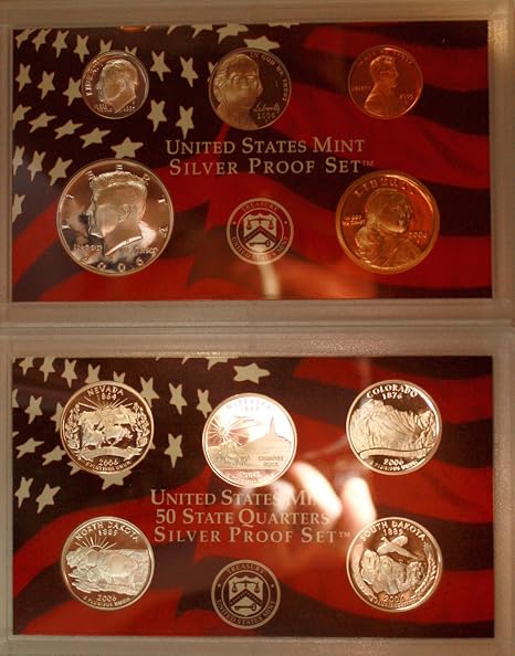 2006 S Silver Proof Set in Original US Government Packaging