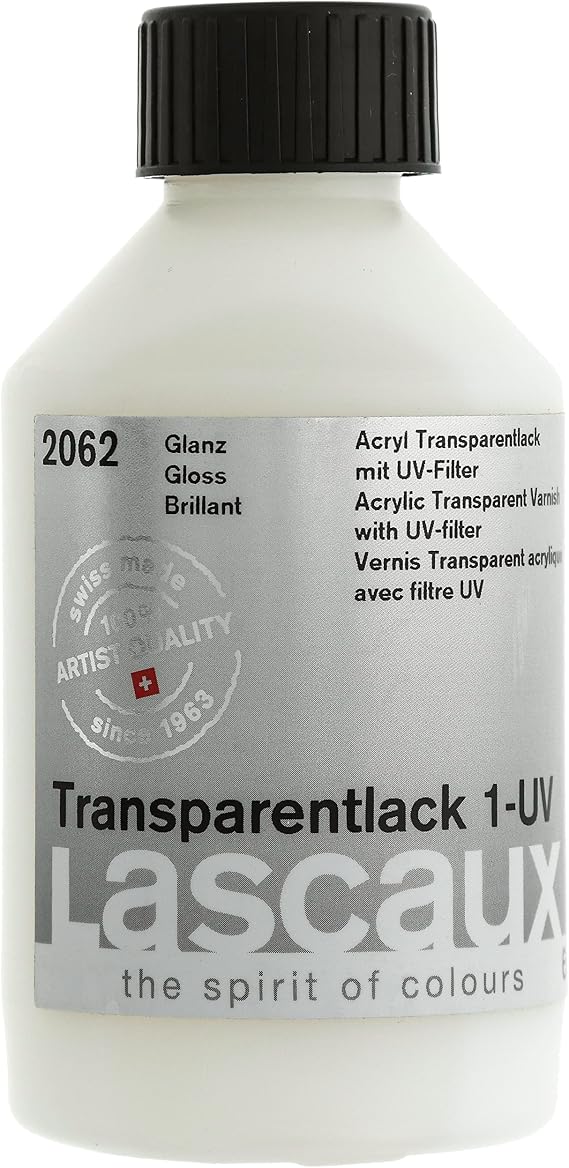 Lascaux UV Varnish - Gloss, 250 ml Bottle
