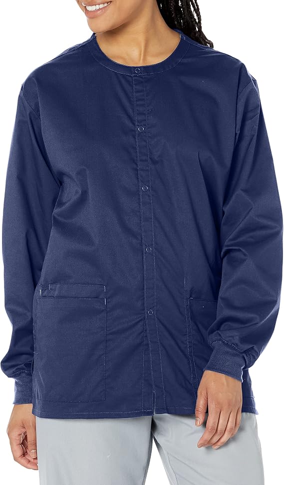 WINK WonderWORK Unisex Snap Front Jacket
