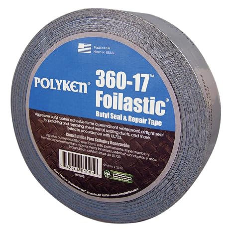 Polyken Foil Tape,72mm x 31m,Foil