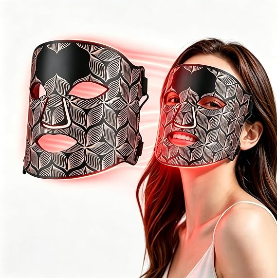 Wireless Flexible Red Light Therapy Mask for Anti-Aging