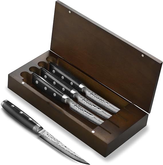 Enso HD 4 Piece Steak Knife Set with Case