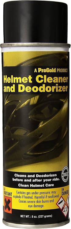 Progold Helmet Cleaner and Deodorizer (8-Ounce Spray)