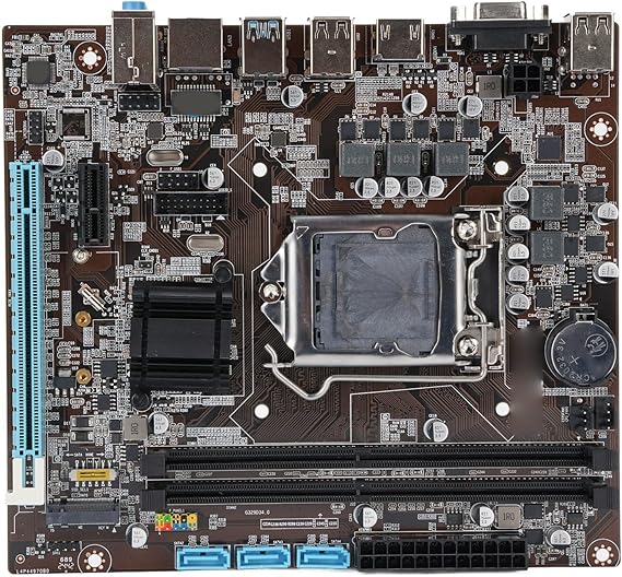 Zunate H110 Gaming Motherboard for LGA 1151, Supports 6th 7th 8th Gen Core i3 i5 i7, Dual Channel DDR4 M.2 NVMe Slot | SATA 3.0 USB 3.0 Desktop Computer Mainboard