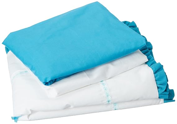 Baby Doll Bedding Unique Cradle Bedding Set, Aqua,1230crnew-aqua